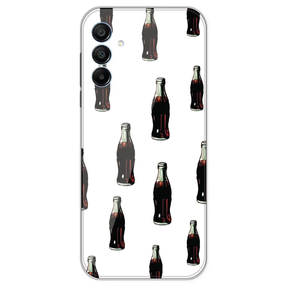 Soft Drink - Clear Printed Silicone Case For Samsung Galaxy A15