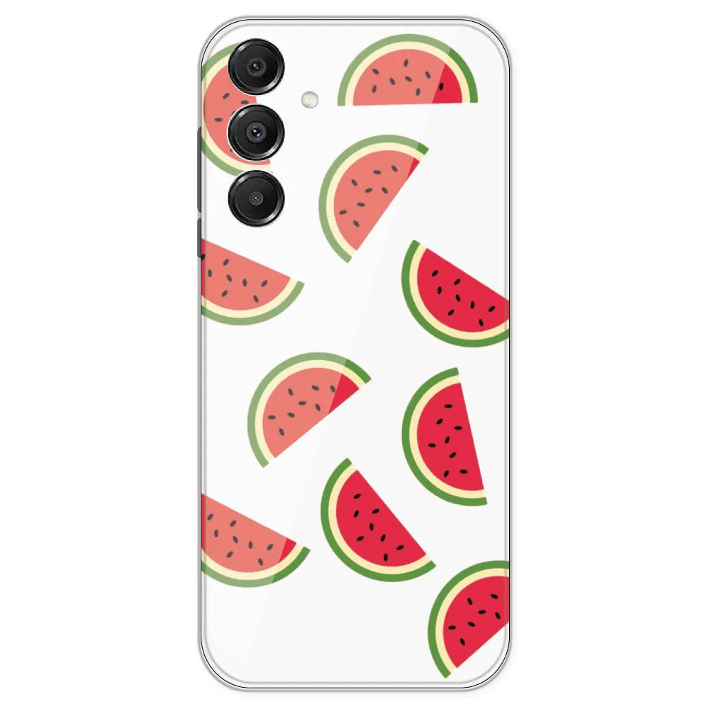 Watermelons - Clear Printed Silicone Case For Samsung Galaxy A16