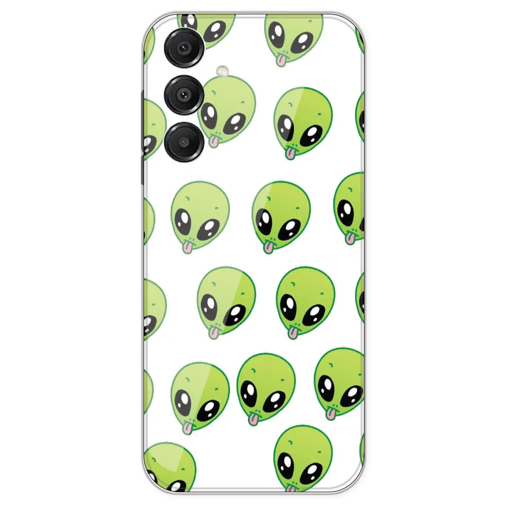 Alien - Clear Printed Silicone Case For Samsung Galaxy A16