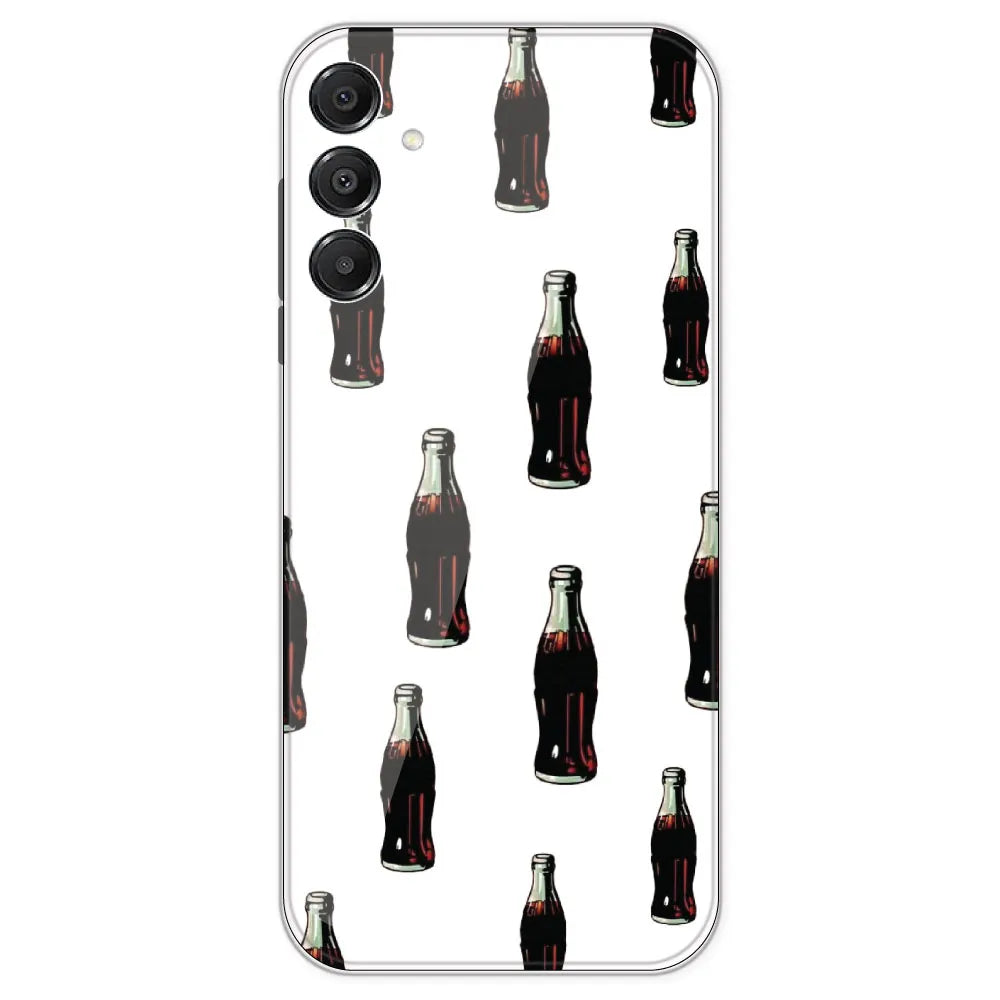 Soft Drink - Clear Printed Silicone Case For Samsung Galaxy A16