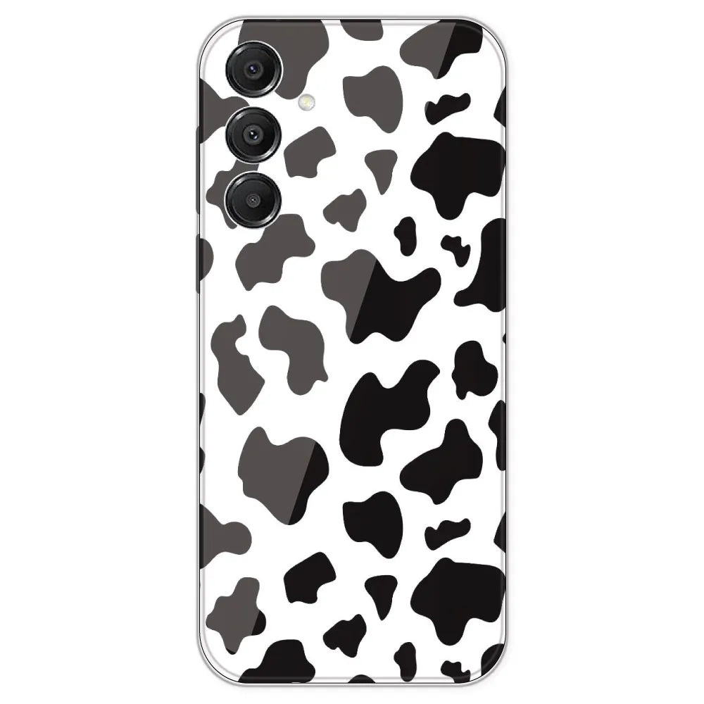 Cow Print - Clear Printed Silicone Case For Samsung Galaxy A16