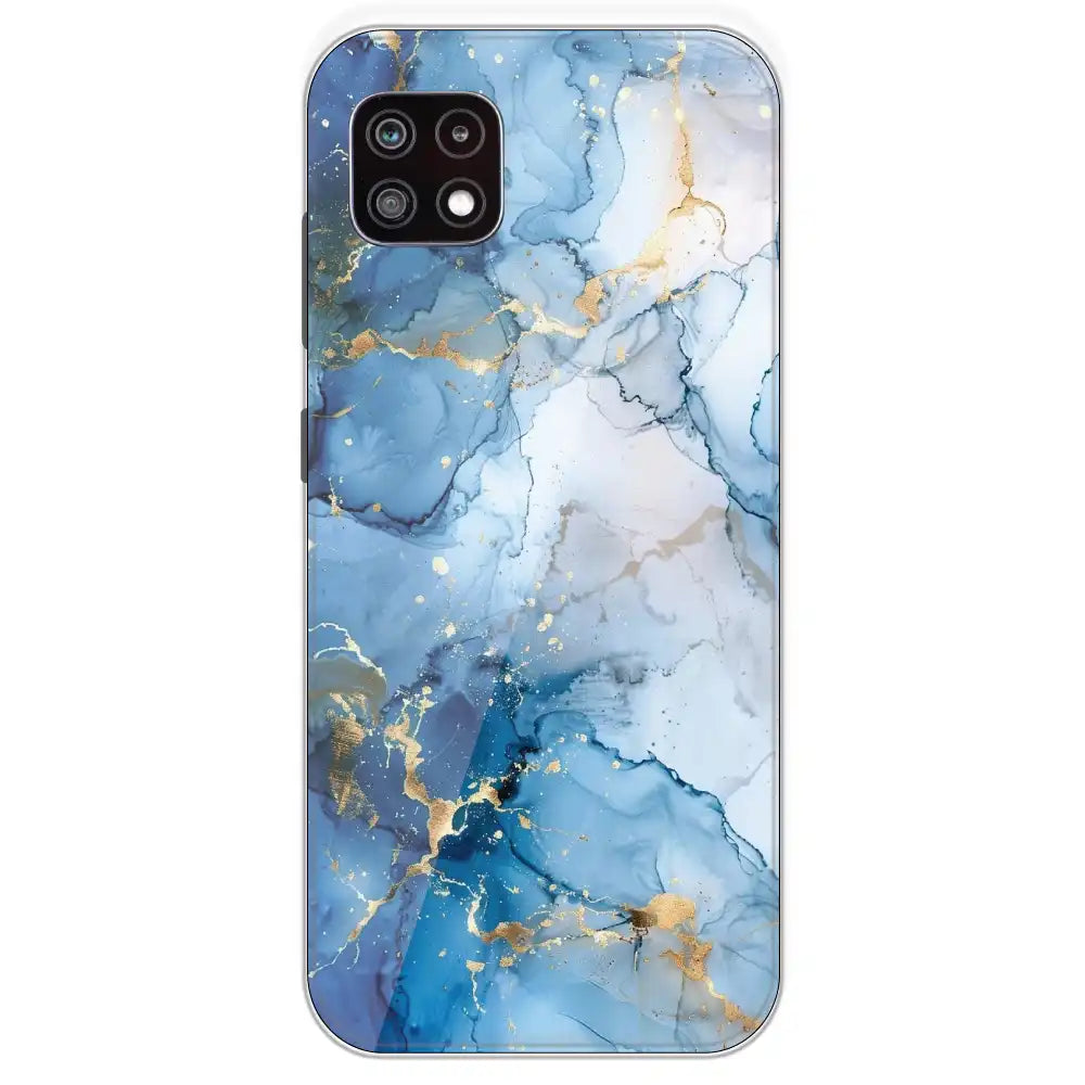 Blue Marble - Printed Silicone Case For Samsung Galaxy A22