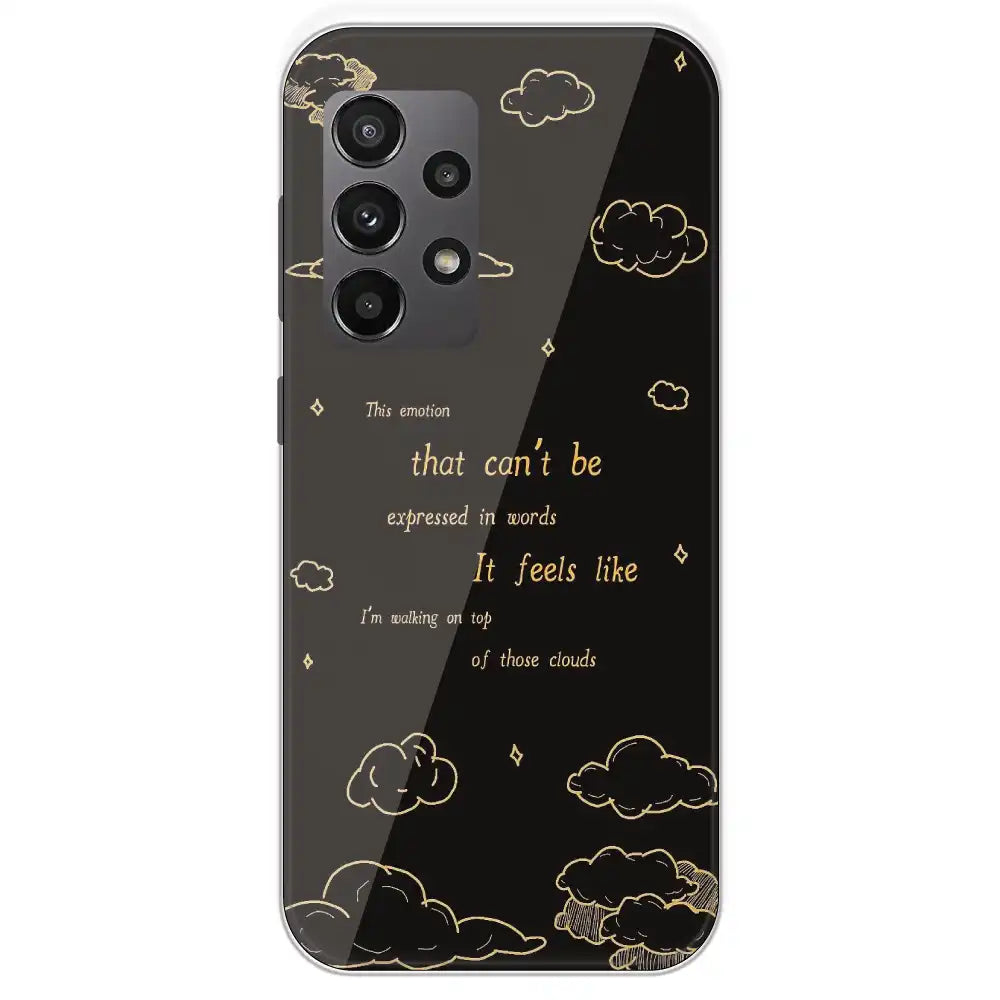 On Top Of Those Clouds - Printed Silicone Case For Samsung Galaxy A23