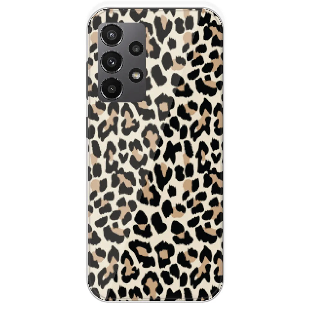 Leopard Print - Printed Silicone Case For Samsung Galaxy A23