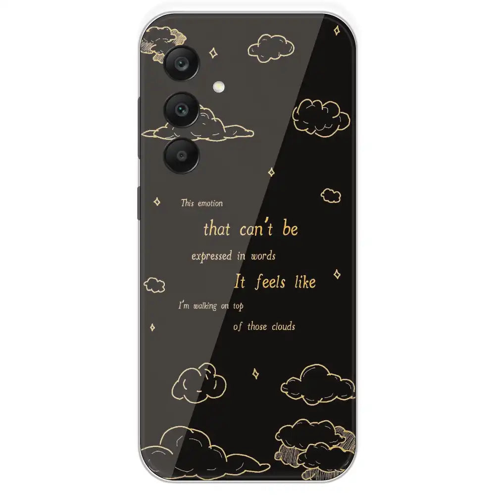 On Top Of Those Clouds - Printed Silicone Case For Samsung Galaxy A25