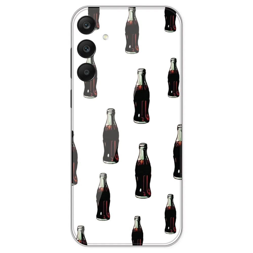 Soft Drink - Clear Printed Silicone Case For Samsung Galaxy A25