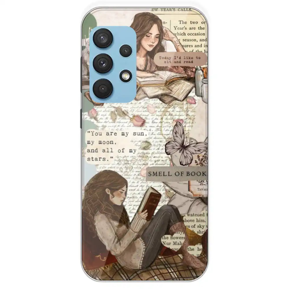 Book Collage - Printed Silicone Case For Samsung Galaxy A33