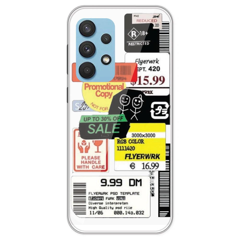 Sales - Clear Printed Silicone Case For Samsung Galaxy A33