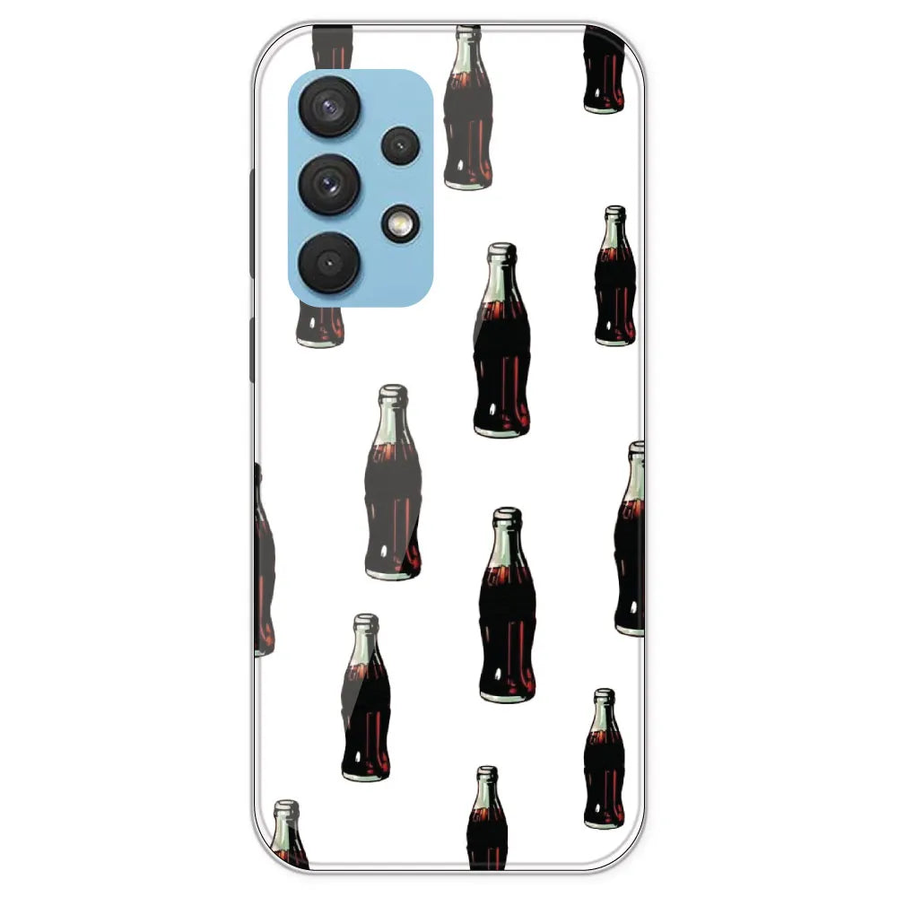 Soft Drink - Clear Printed Silicone Case For Samsung Galaxy A33