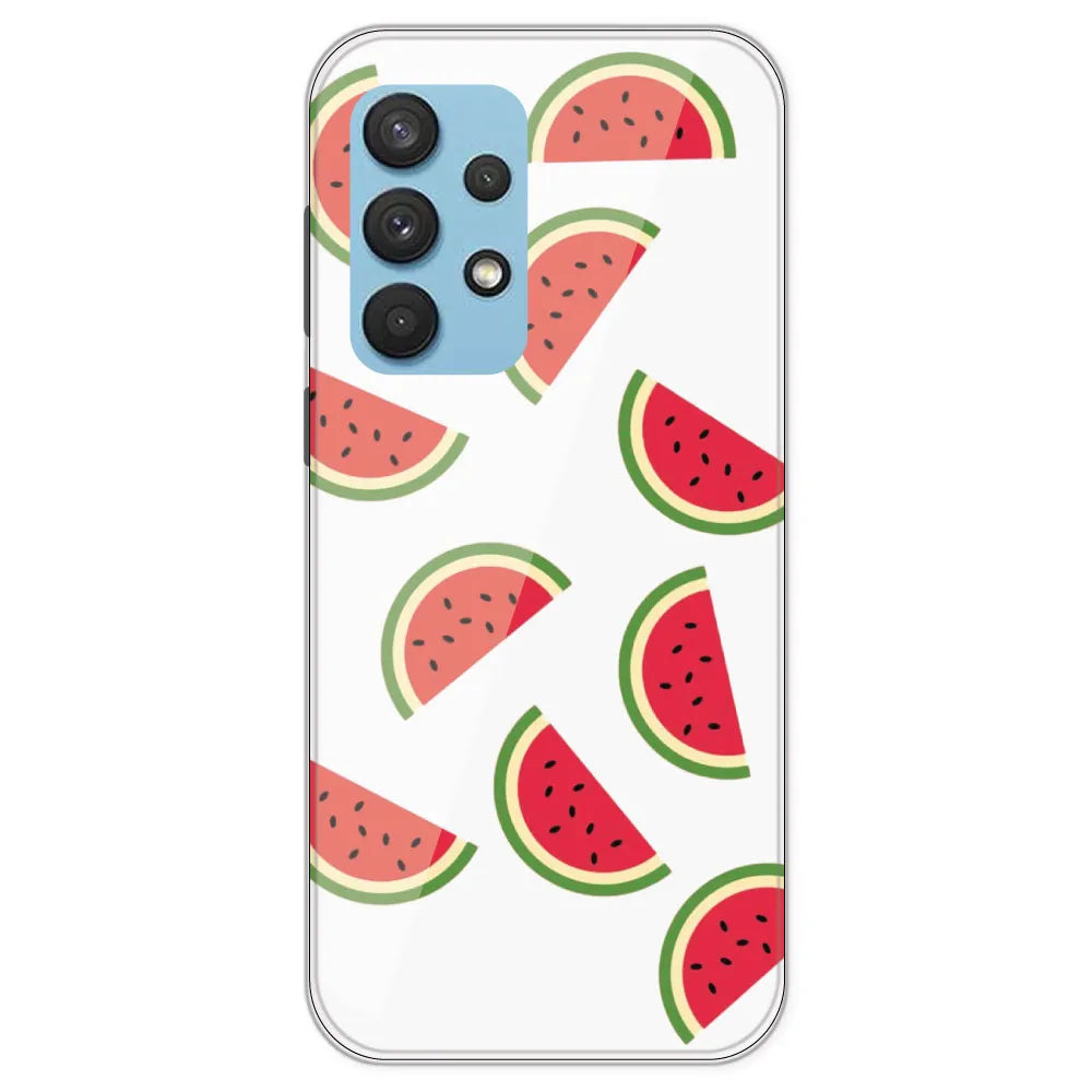 Watermelons - Clear Printed Silicone Case For Samsung Galaxy A33