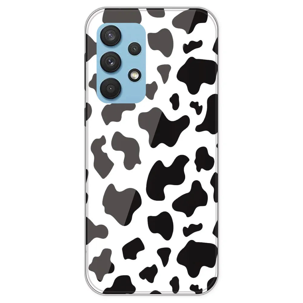 Cow Print - Clear Printed Silicone Case For Samsung Galaxy A33
