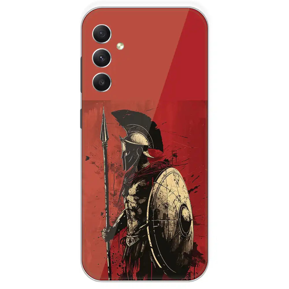 War - Printed Silicone Case For Samsung Galaxy A34