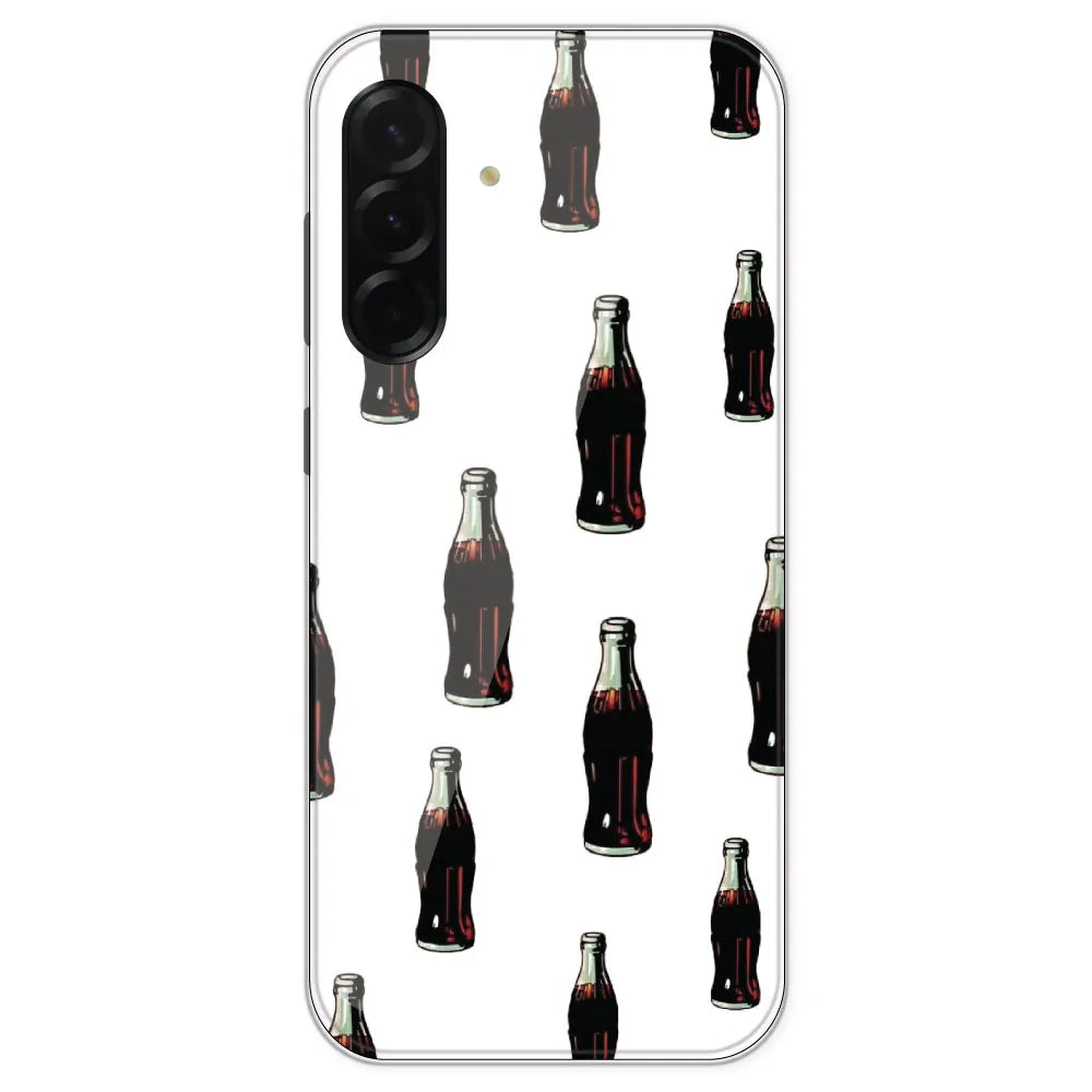 Soft Drink - Clear Printed Silicone Case For Samsung Galaxy A36