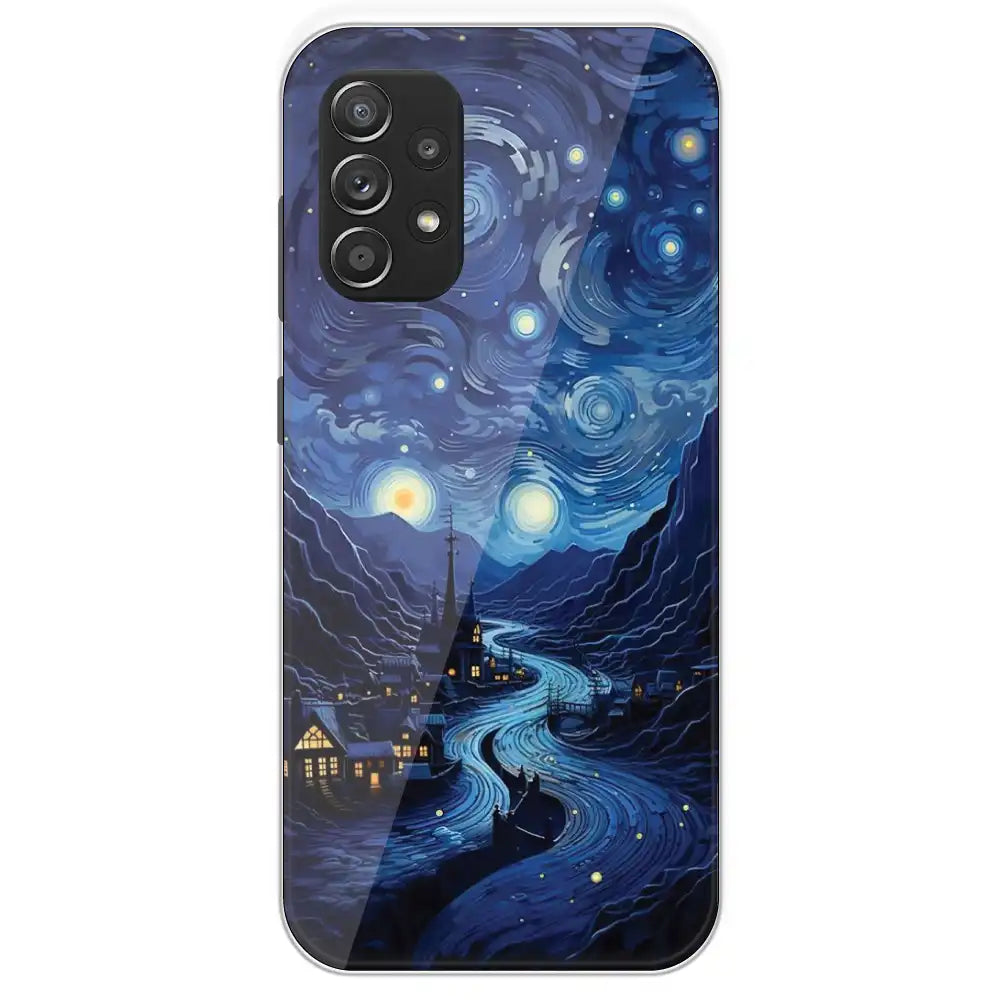 The Starry Night - Printed Silicone Case For Samsung Galaxy A52S