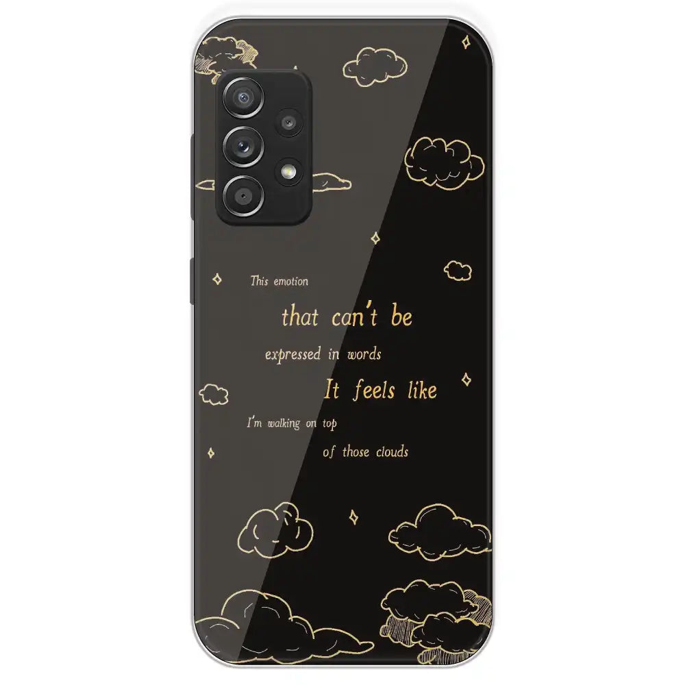 On Top Of Those Clouds - Printed Silicone Case For Samsung Galaxy A53