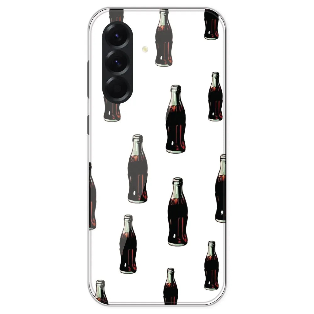 Soft Drink - Clear Printed Silicone Case For Samsung Galaxy A56