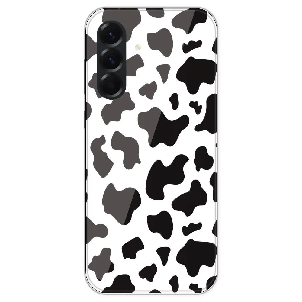 Cow Print - Clear Printed Silicone Case For Samsung Galaxy A56