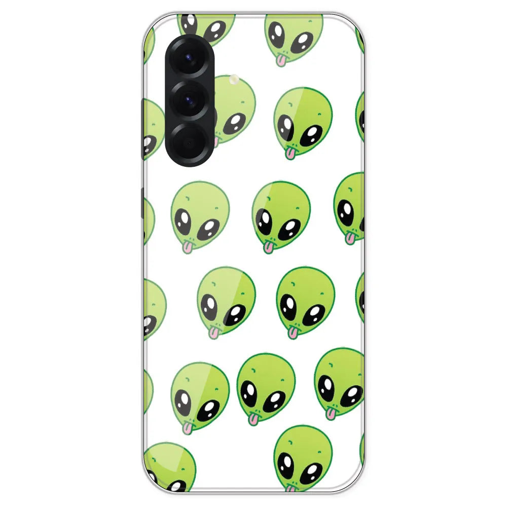 Alien - Clear Printed Silicone Case For Samsung Galaxy A56