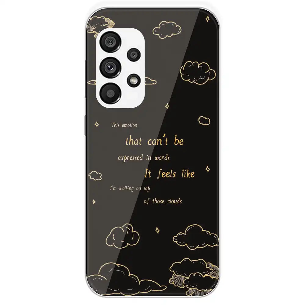 On Top Of Those Clouds - Printed Silicone Case For Samsung Galaxy A73