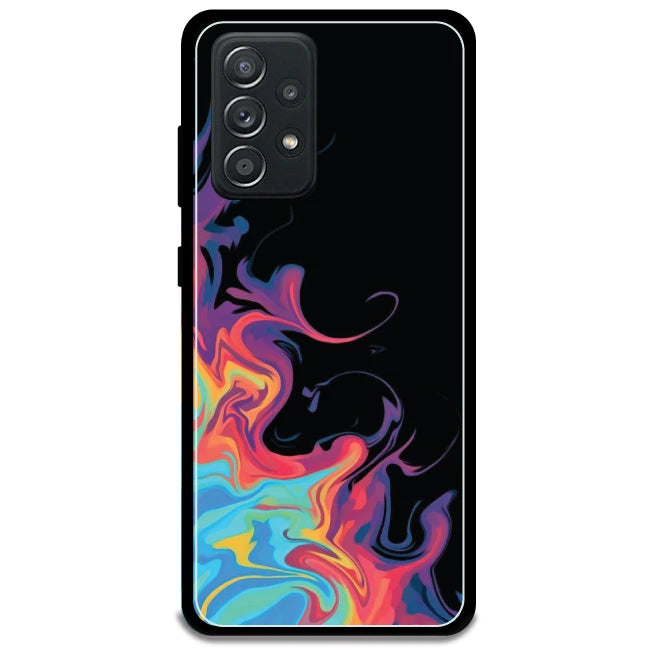 Rainbow Watermarble - Armor Case For Samsung Models Samsung Galaxy A52 5G