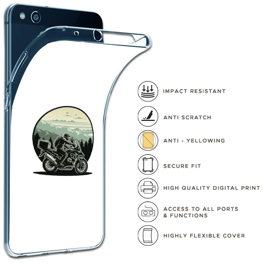 Biker - Printed Silicone Case For Apple iPhone Infographic