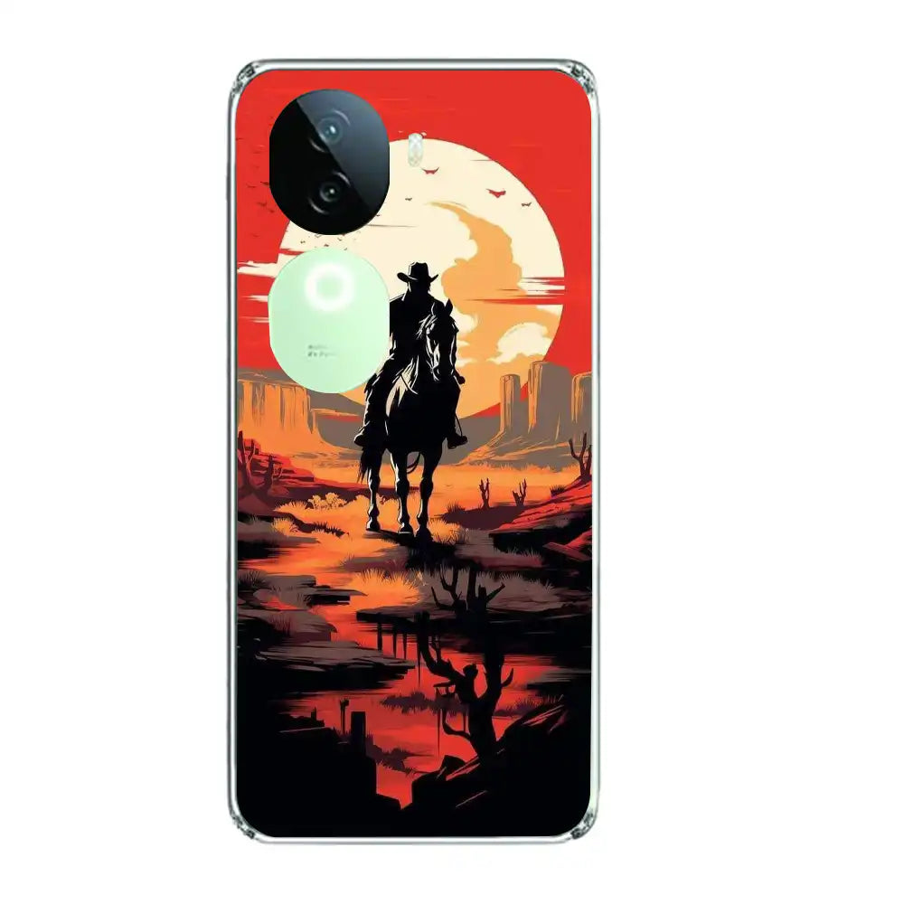 Cowboy - Printed Silicone Case For IQOO Infographic