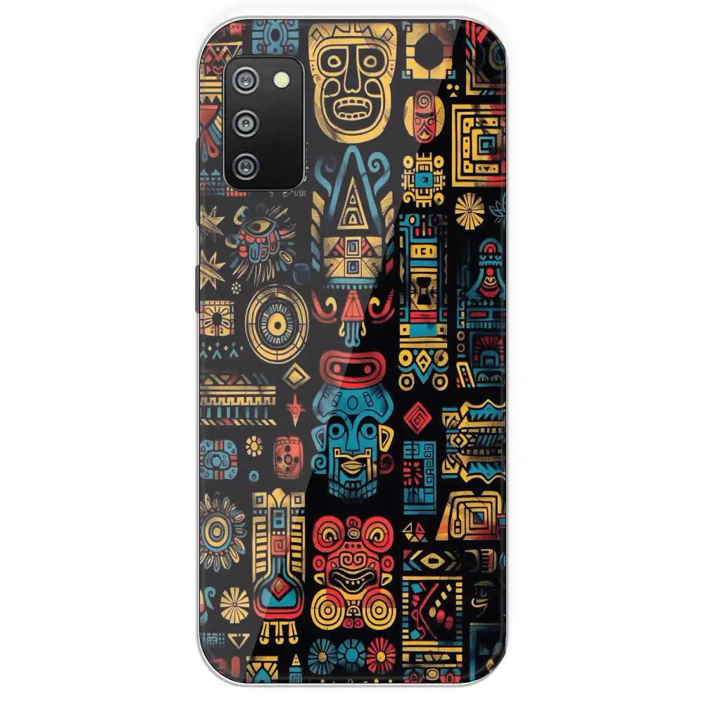 Modern Art - Printed Silicone Case For Samsung Galaxy F02