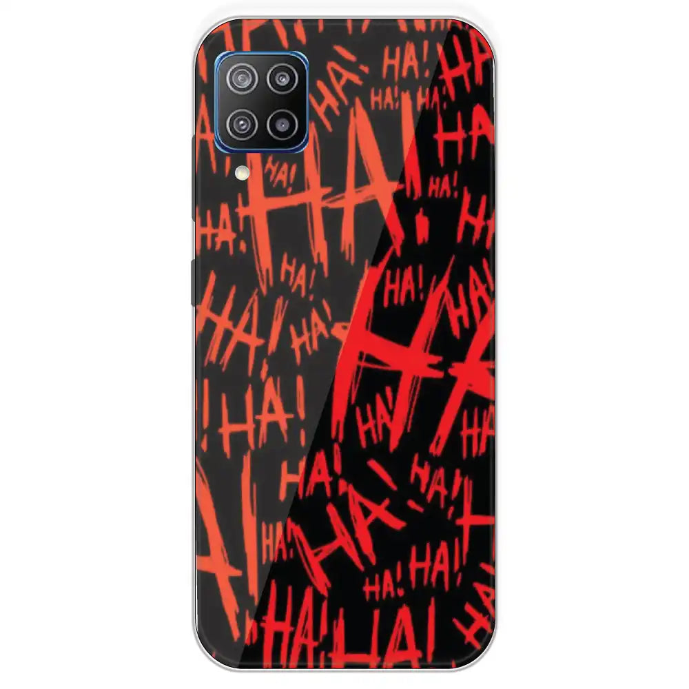 Ha ! - Printed Silicone Case For Samsung Galaxy F12