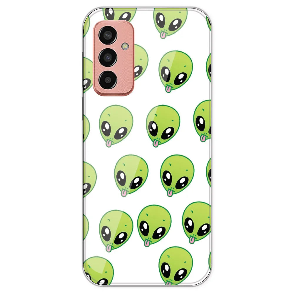 Alien - Clear Printed Silicone Case For Samsung Galaxy F13