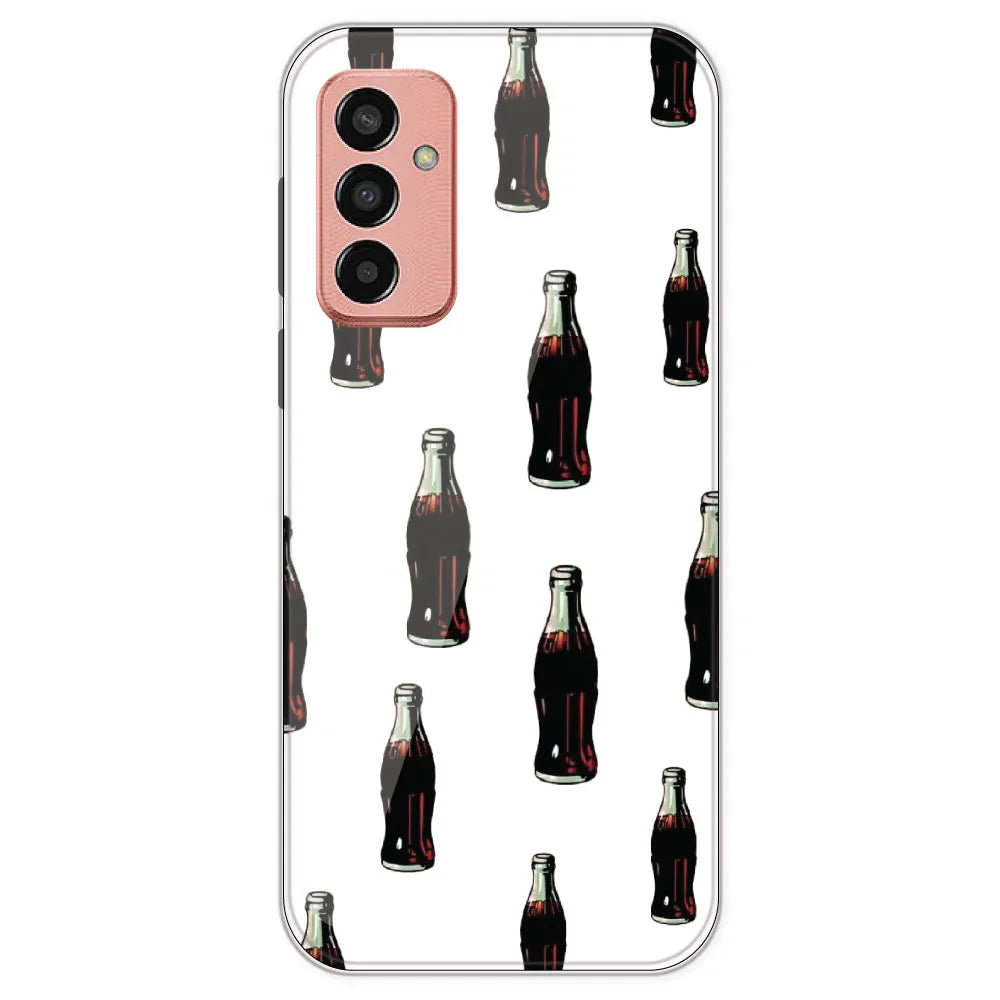 Soft Drink - Clear Printed Silicone Case For Samsung Galaxy F13