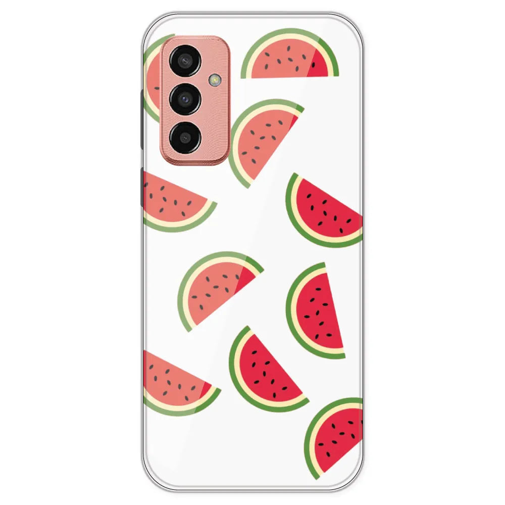 Watermelons - Clear Printed Silicone Case For Samsung Galaxy F13
