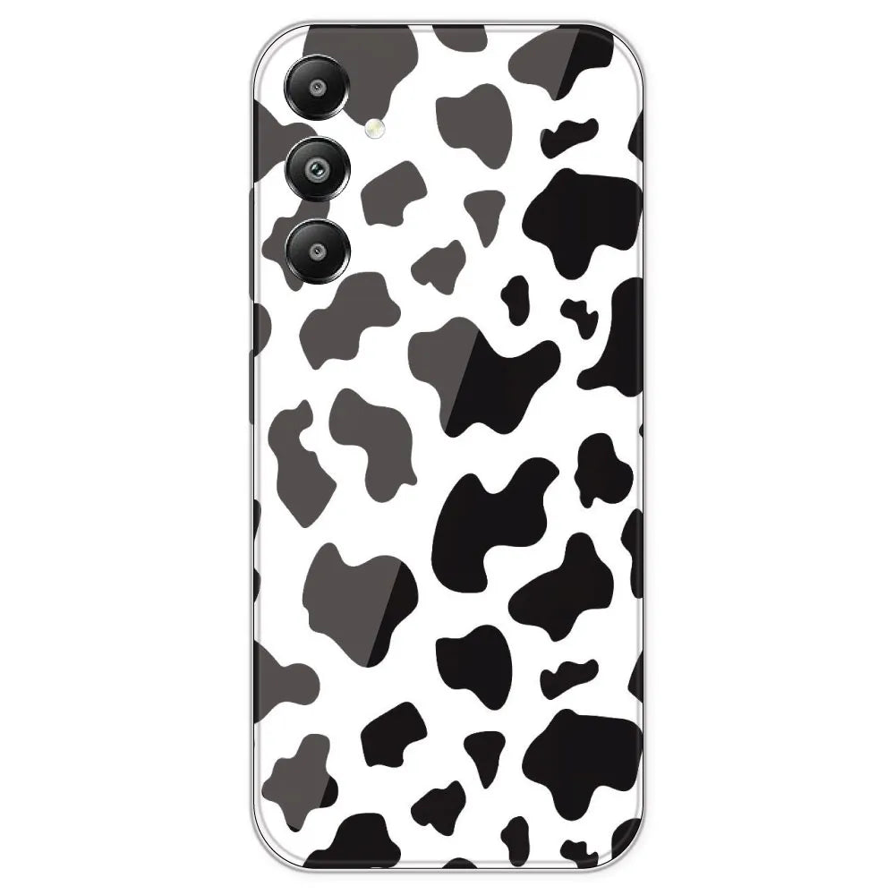 Cow Print - Clear Printed Silicone Case For Samsung Galaxy F14