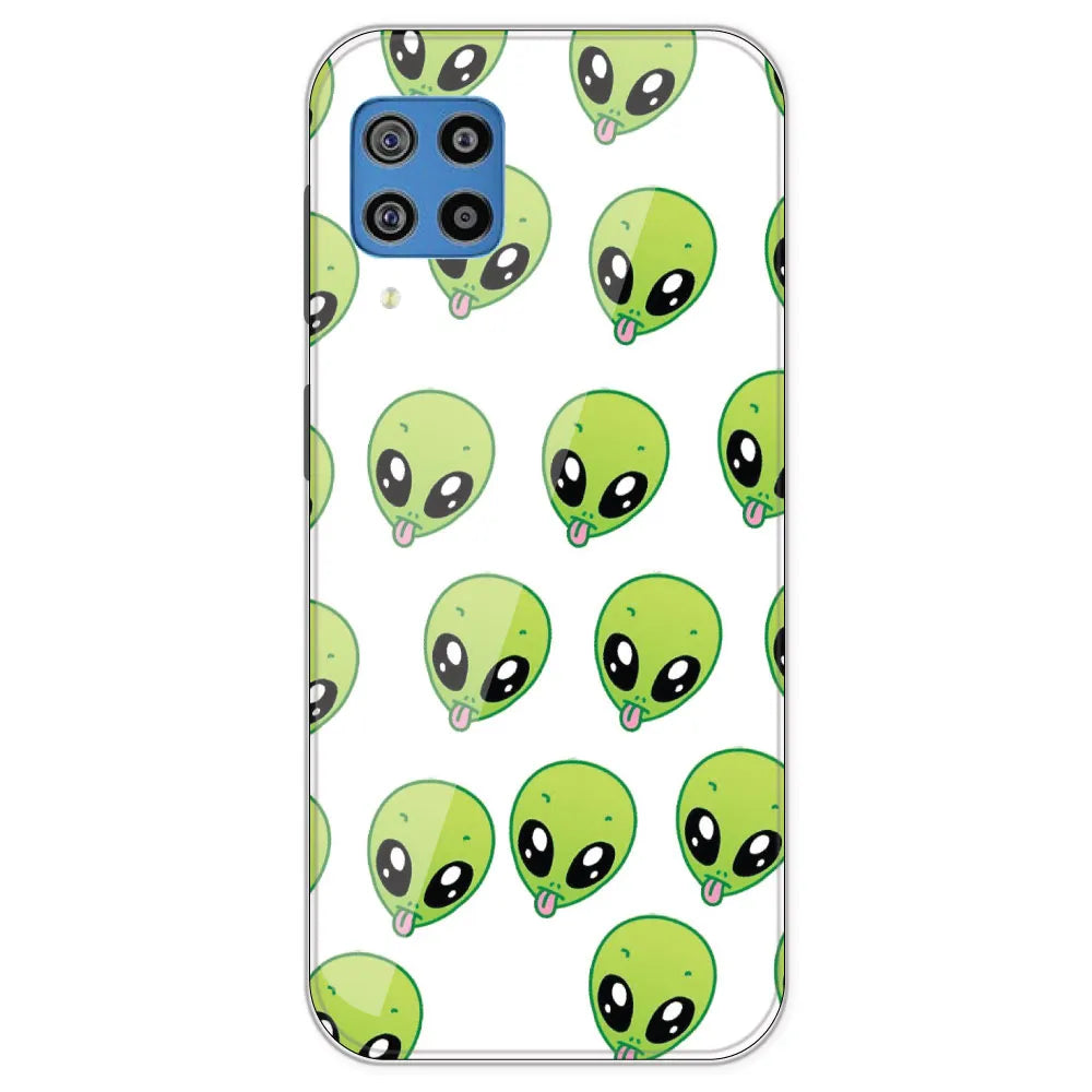 Alien - Clear Printed Silicone Case For Samsung Galaxy F22