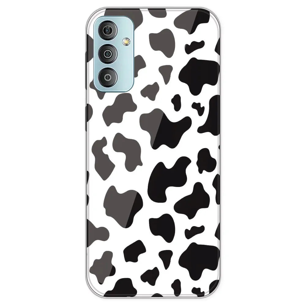 Cow Print - Clear Printed Silicone Case For Samsung Galaxy F23