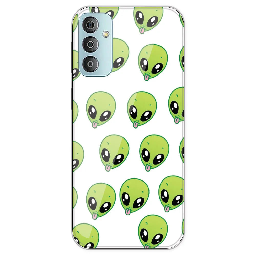 Alien - Clear Printed Silicone Case For Samsung Galaxy F23