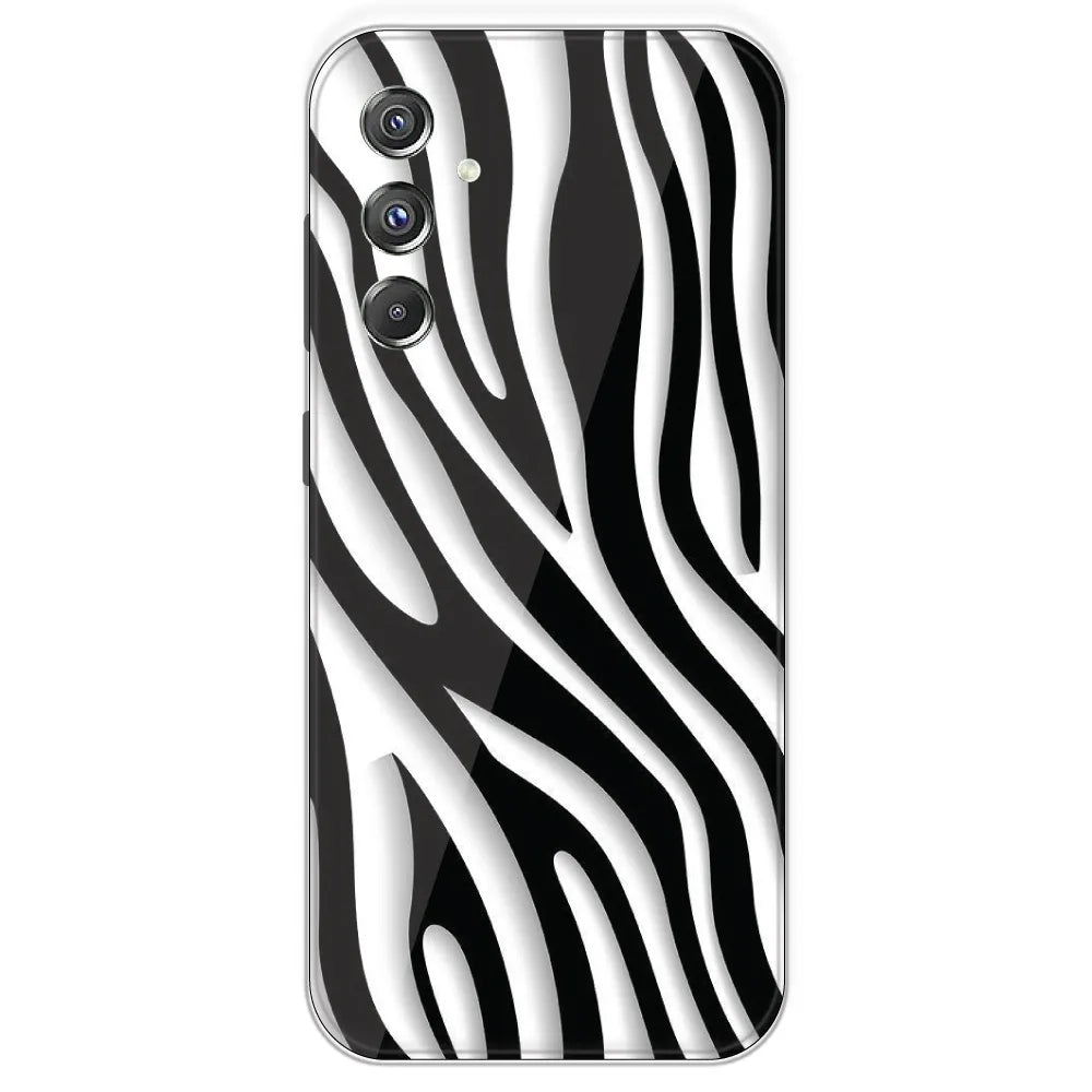 Zebra Print - Printed Silicone Case For Samsung Galaxy F34