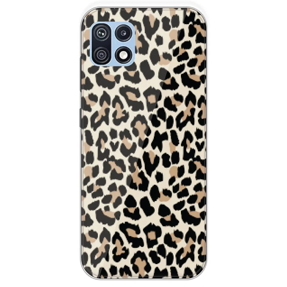 Leopard Print - Printed Silicone Case For Samsung Galaxy F42