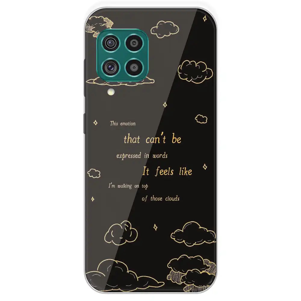 On Top Of Those Clouds - Printed Silicone Case For Samsung Galaxy F62