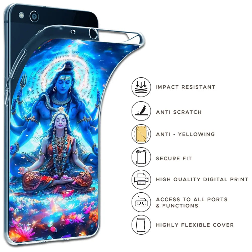 Shiv Parvati - Printed Silicone Case For Apple iPhone Infographic
