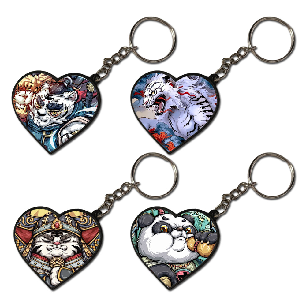 Warriors - A Combo Of 4 Keychains