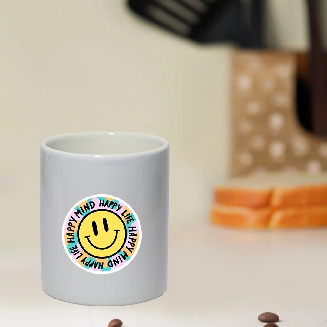 Happy Mind - Mug Infographic