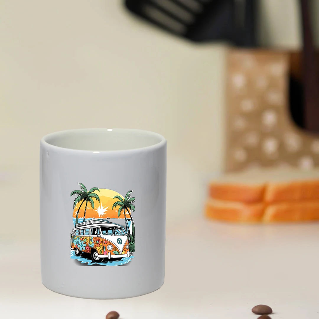 Honeymoon Bus - Mug Infographic