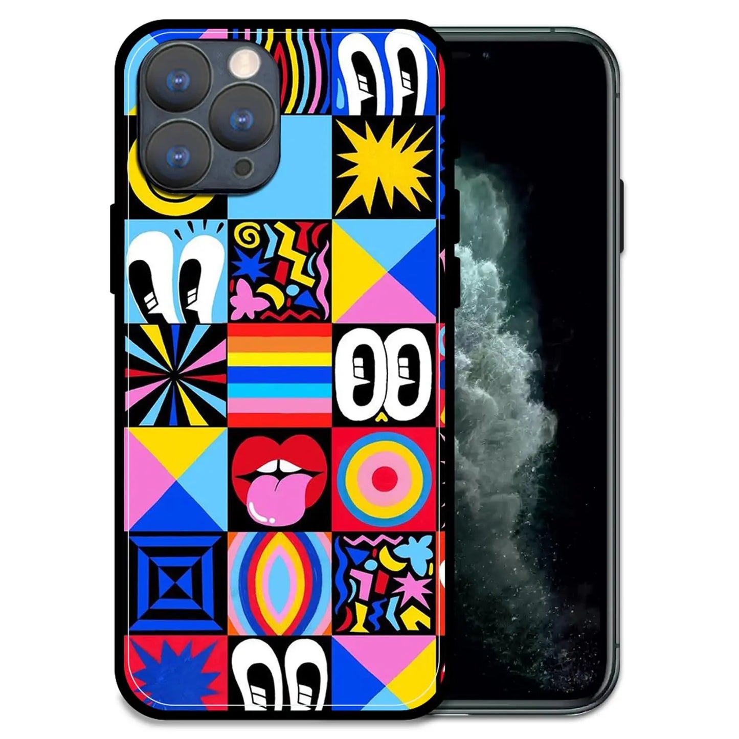 'Funky Fresh - Glossy Metal Silicone Case For Apple iPhone 11 Pro