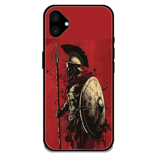 'War - Glossy Metal Silicone Case For Apple iPhone 16