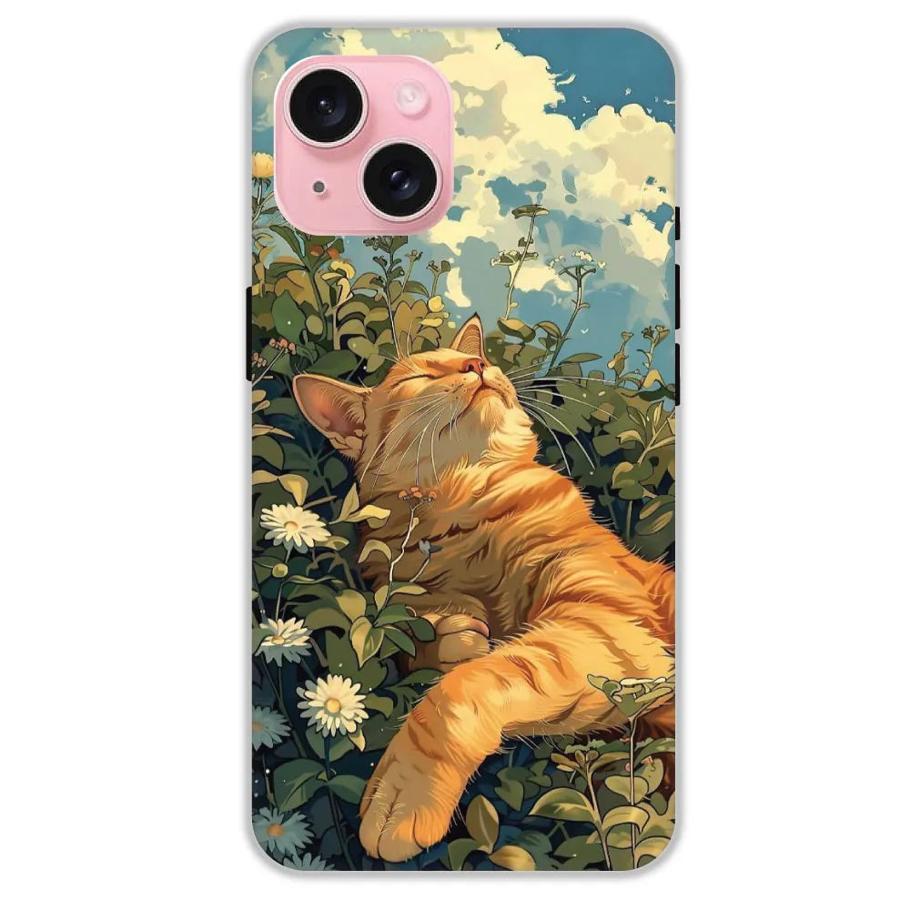 Garfield Sleeping - Hard Cases For Apple iPhone 15