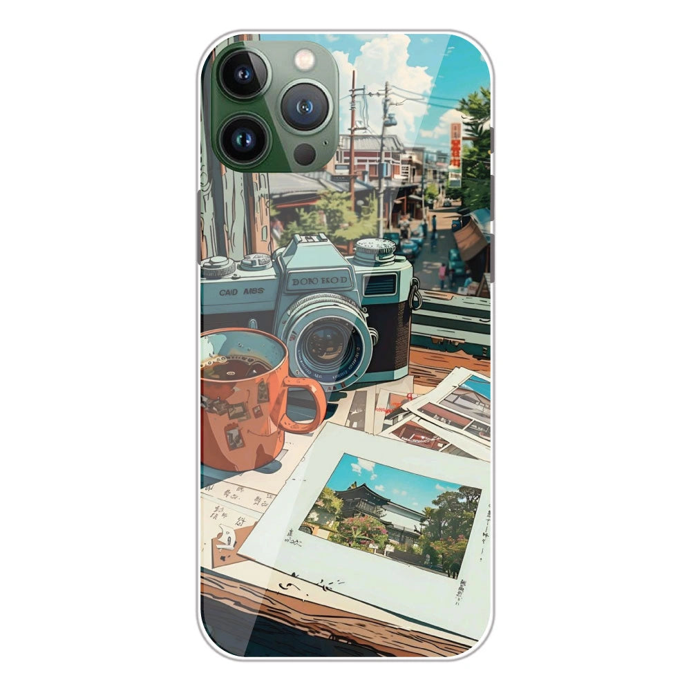 Vintage Camera Travel Vibes - Printed Silicone Case For Apple iPhone 11 Pro