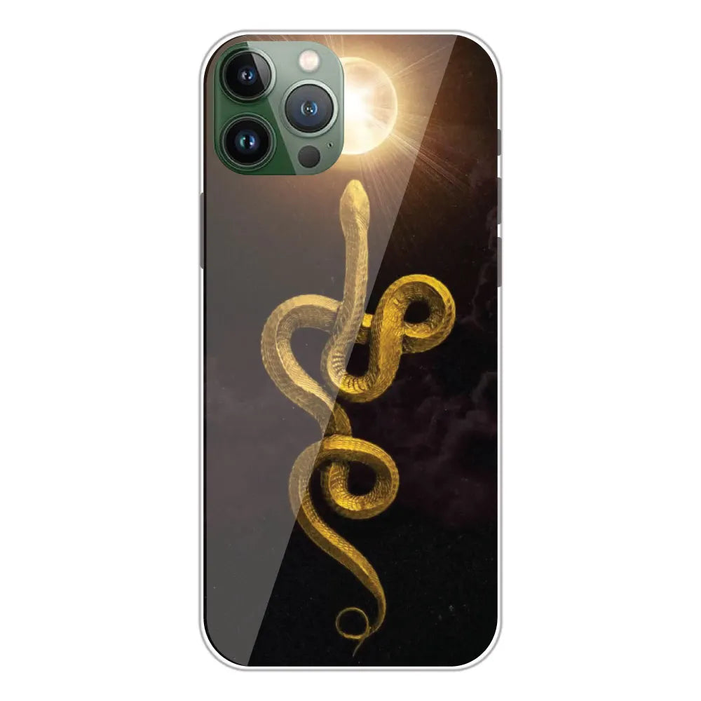 Golden Serpent - Printed Silicone Case For Apple iPhone 11 Pro