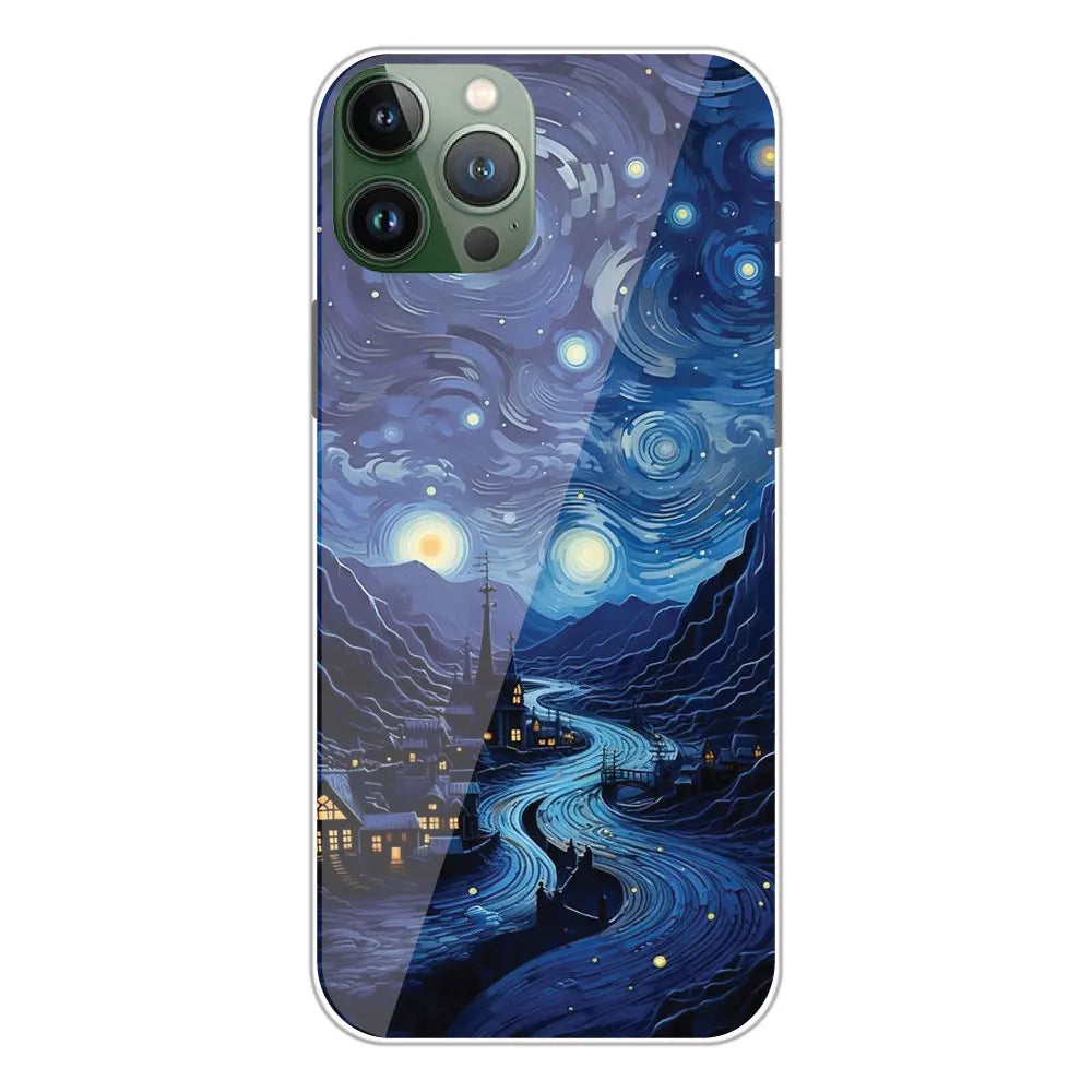 The Starry Night - Printed Silicone Case For Apple iPhone 11 Pro