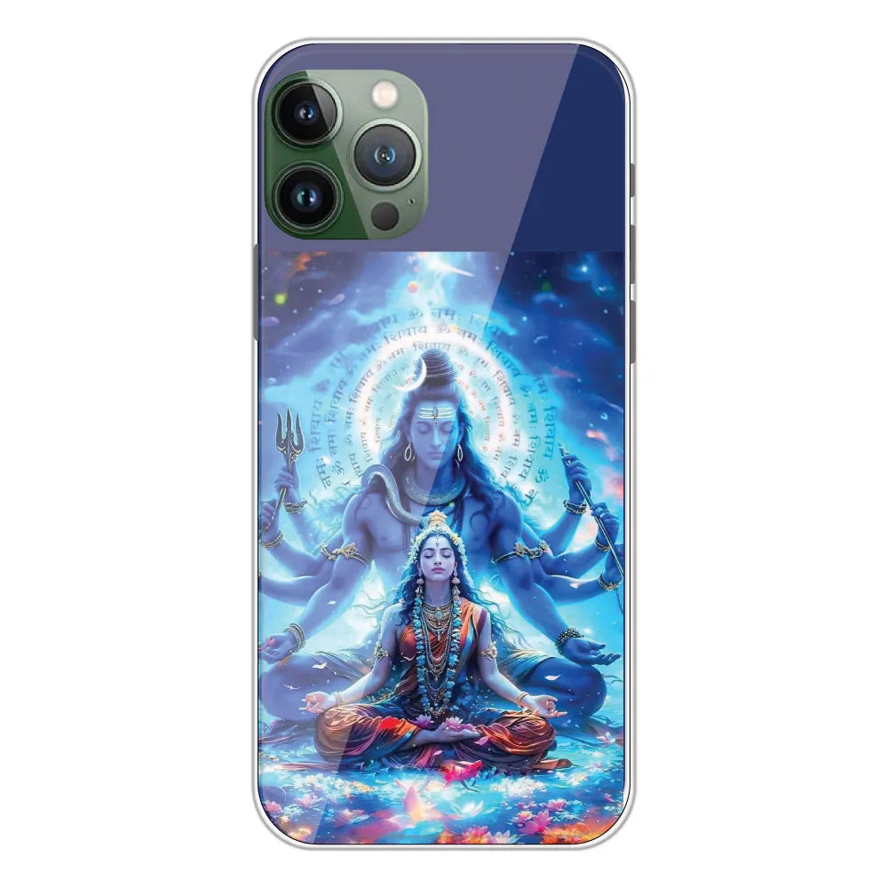 Shiv Parvati - Printed Silicone Case For Apple iPhone 11 Pro