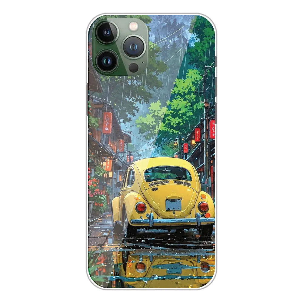 Yellow Bettle - Printed Silicone Case For Apple iPhone 11 Pro